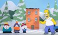 Watch Homer Simpson visit South Park and Robot Chicken in this new couch gag