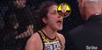 Watch this Lionhearted fighter react furiously to referee stoppage for nasty eye injury