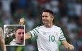 Watch Robbie Keane overcelebrate a back garden kickabout goal against his unimpressed son