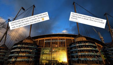 Manchester City help destroy football with new catwalk entrance for players