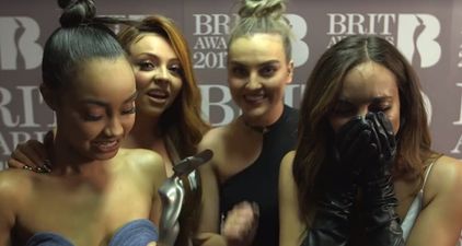 Little Mix definitely had a few bevvies before this interview at the Brits