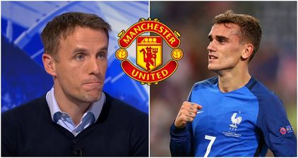 Phil Neville reckons Manchester United have a player who can be as good as Antoine Griezmann