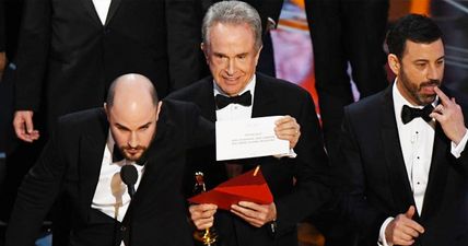 Wrong movie is called out as Best Picture at the Oscars in the most embarrassing moment in televised history