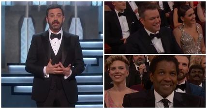 Jimmy Kimmel ripped into Mel Gibson, Matt Damon and Donald Trump in brilliant Oscars opening monologue