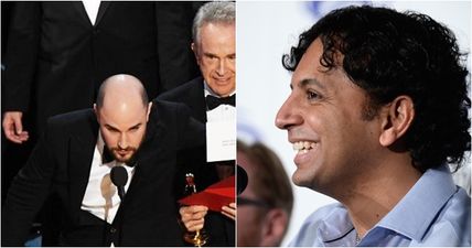 M Night Shyamalan had easily the best reaction to THAT mix-up at the Oscars