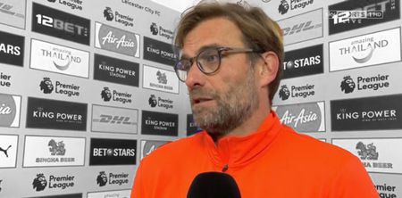 Jurgen Klopp’s reaction to Leicester defeat was as bleak as you’d expect