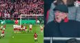 Sir Alex Ferguson’s reaction to Zlatan Ibrahimovic’s free-kick was priceless