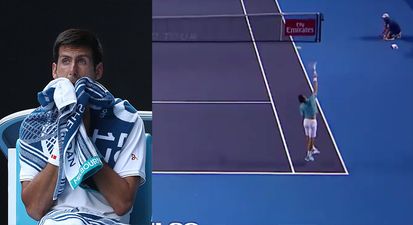 Watch Novak Djokovic momentarily being really, really bad at tennis