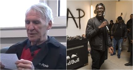 Oh this? It’s just Manchester United legend Paddy Crerand spitting Stormzy lyrics