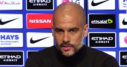 Pep Guardiola hates being asked about Sergio Aguero