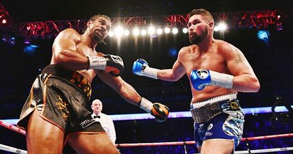 WATCH: Corner saves David Haye as towel delivers upset victory to Tony Bellew