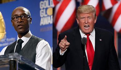 Don Cheadle has made an astounding racism allegation against Donald Trump