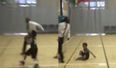 Basketball coach blocks the sh*t out this kid’s attempt to shoot in the wrong basket