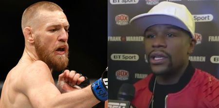 Watch Floyd Mayweather send a weary but willing message to Conor McGregor