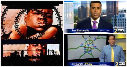 US news anchors seamlessly drop Notorious BIG tribute into broadcast on 20th anniversary of his death