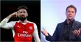 Michael Owen called out for his analysis of Arsenal’s Olivier Giroud