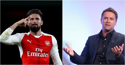 Michael Owen called out for his analysis of Arsenal’s Olivier Giroud