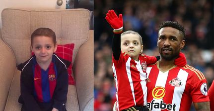 Watch the lovely moment Bradley Lowery found out about Jermain Defoe’s England call up