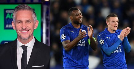 Gary Lineker has mixed emotions after Leicester’s Champions League draw