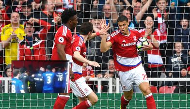 Things got heated in the tunnel after Middlesbrough v Man Utd