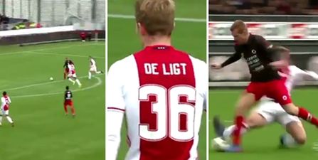 Ajax youngster pulls off a remarkable piece of defending