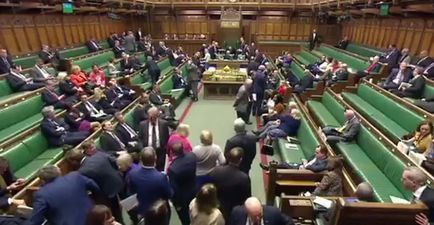 The moment that Parliament was suspended following attack at Westminster