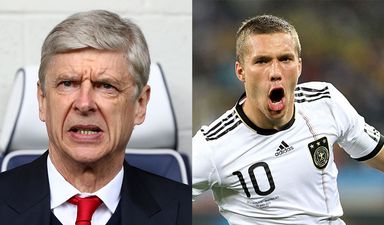 The #WengerOut brigade have another reason to be angry as Lukas Podolski scores screamer