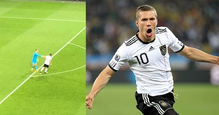 Lukas Podolski reveals what Joe Hart said to him after his wonder goal