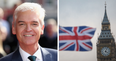 Watch out, terrorists: Phillip Schofield will walk over Westminster Bridge whether you like it or not