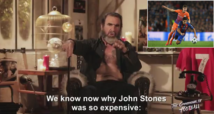 Eric Cantona takes aim at Luis Suarez and John Stones in topless rant