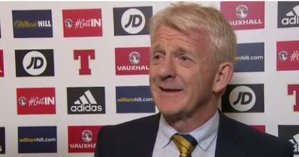 Gordon Strachan had a priceless response when asked if he was feeling the pressure