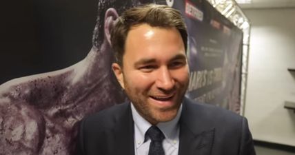 Eddie Hearn couldn’t help but laugh at the latest message from Chris Eubank