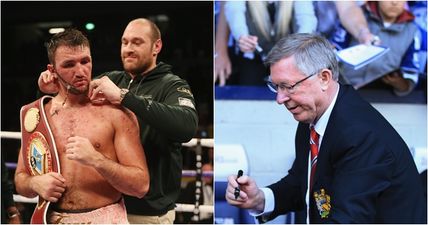 Sir Alex Ferguson sent Hughie Fury a letter ahead of upcoming world title fight