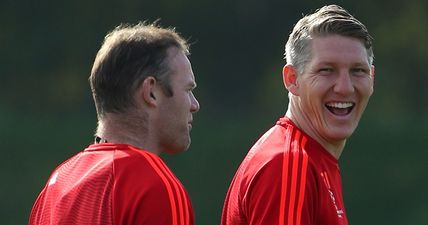 One of the first questions for Bastian Schweinsteiger in Chicago was downright ridiculous