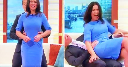 WATCH: Ben Shephard trying to give Susanna Reid a lift on morning telly doesn’t quite go to plan