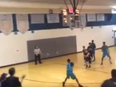 Boy with no arms sinks three-pointers in high school basketball match