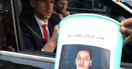 Per Mertesacker falls victim to the cheekiest of cheeky pranks