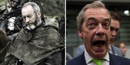 Game of Thrones star Liam Cunningham absolutely slates Nigel Farage