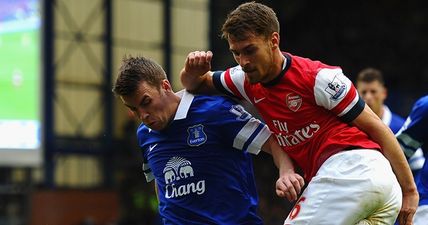 Aaron Ramsey reveals classy gesture to injured Everton right-back Seamus Coleman