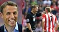 Phil Neville’s magnificent description of Seb Larsson’s sending off is punditry gold