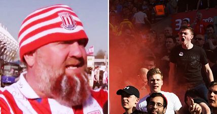 WATCH: Stoke fan labels Liverpool supporters a disgrace and blames them for ruining game