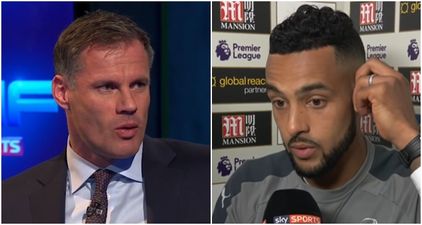 Jamie Carragher was appalled by Theo Walcott’s comments after Crystal Palace defeat