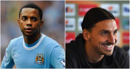 Robinho reveals how Zlatan Ibrahimovic ended his unhappy spell at Manchester City