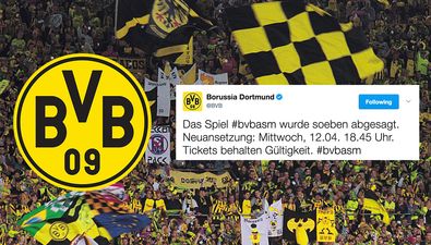 Borussia Dortmund match postponed following bus ‘explosion’ incident