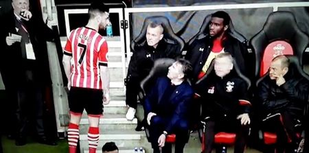 Shane Long was seriously pissed off as he got taken off just 20 minutes after coming on