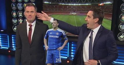 One aspect of John Terry’s announcement has confused both Gary Neville and Jamie Carragher