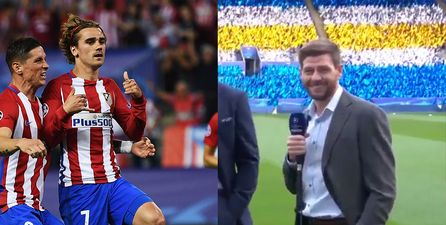 But seriously, how did you expect Steven Gerrard to react to those Antoine Griezmann to Man United rumours?