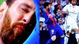 Watch as Lionel Messi is left bloodied by Marcelo’s elbow in El Clasico