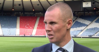 Celebrating Celtic fans nearly drown out Kenny Miller’s post-match interview