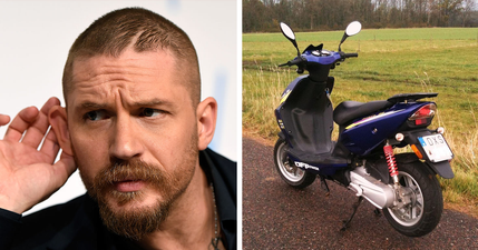 Tom Hardy chased down a moped thief, got him and shouted: “I caught the c**t!”